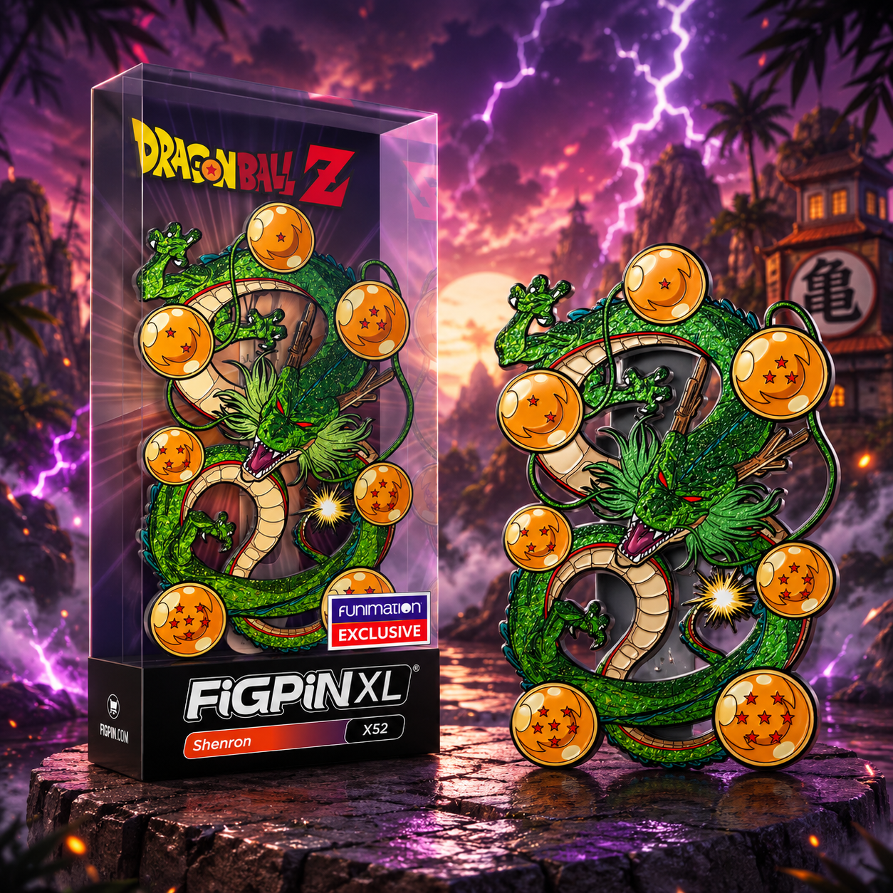 Dragon Ball Z -  Shenron XL Glitter (X52) FigPin