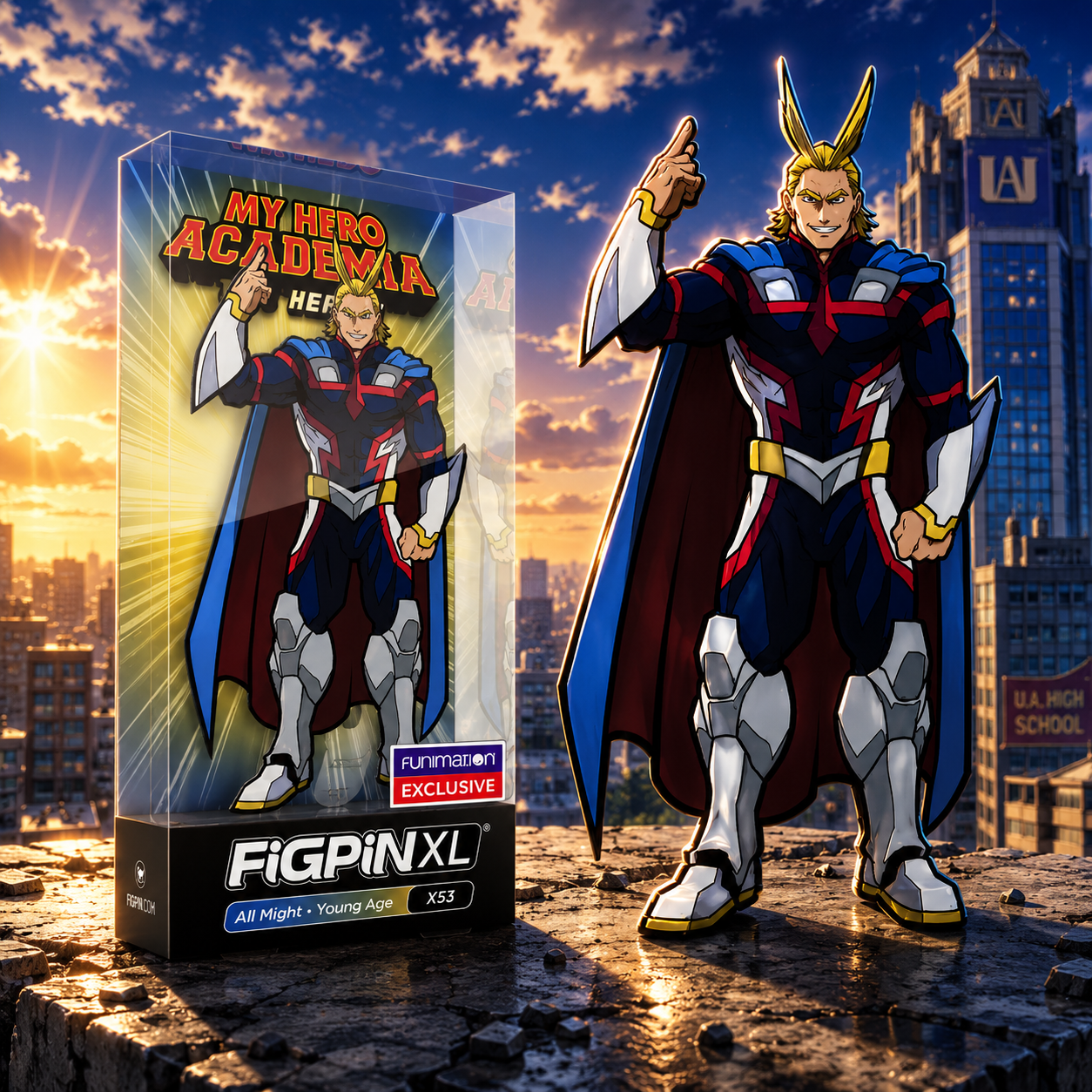 My Hero Academia - All Might Young Age (X53) XL FiGPiN