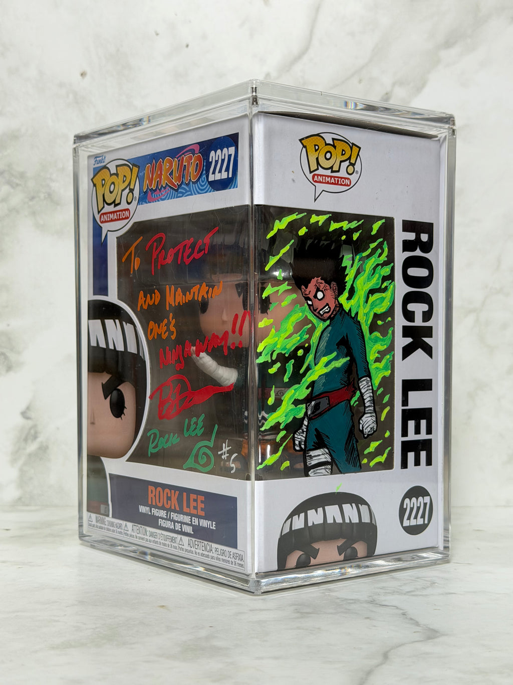 Naruto - Rock Lee 2227 (Signed #5 EVA - Custom Art - Art Insert)