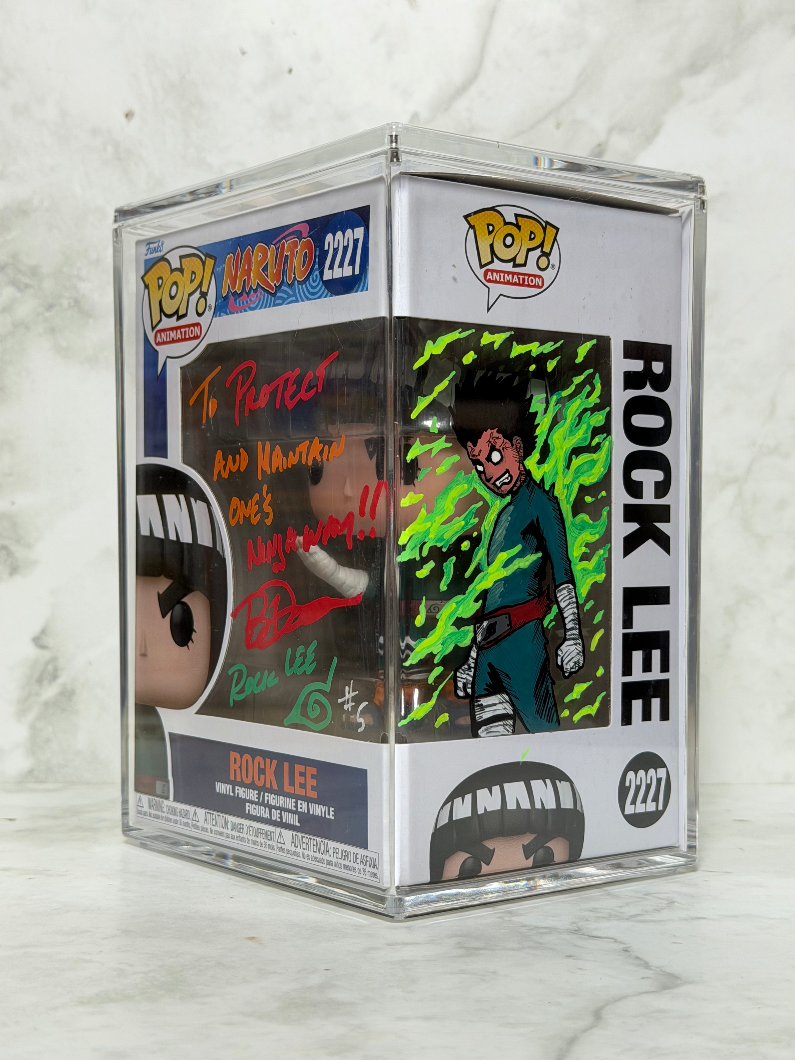 Naruto - Rock Lee 2227 (Signed #5 EVA - Custom Art - Art Insert)